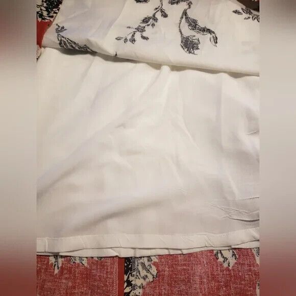 Yaly Couture Romantic Tomato Girl Floral Sleeveless Linen Midi Dress with Sash - Picture 9 of 10